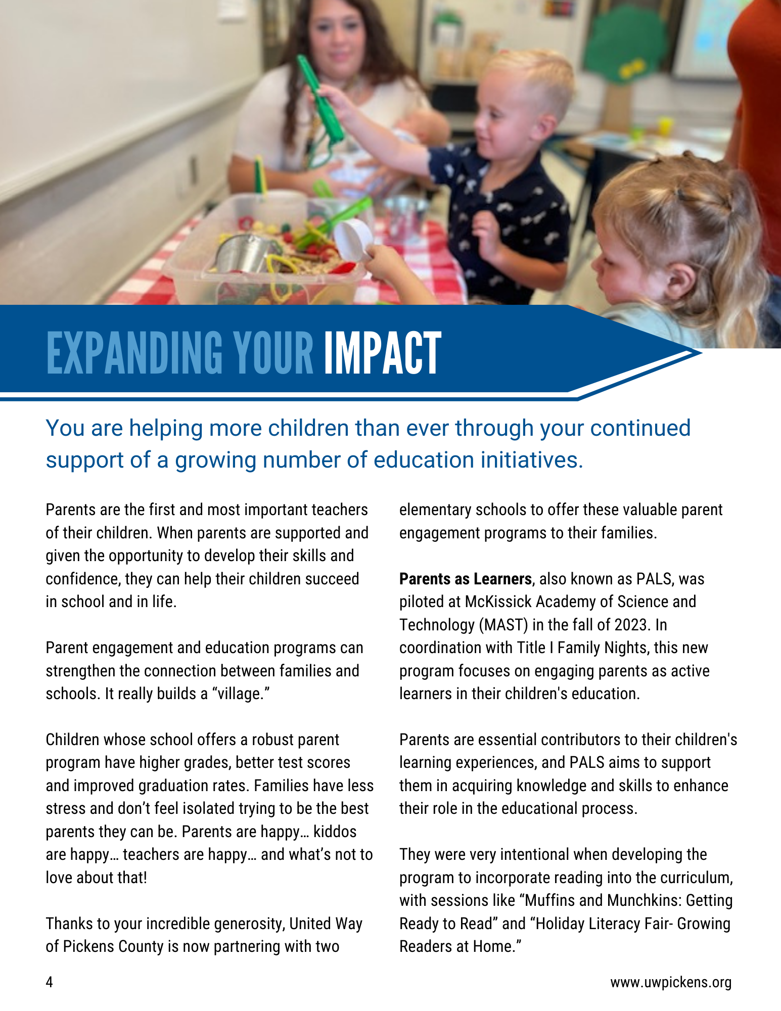 Early Education Impact Report 2024 page 4